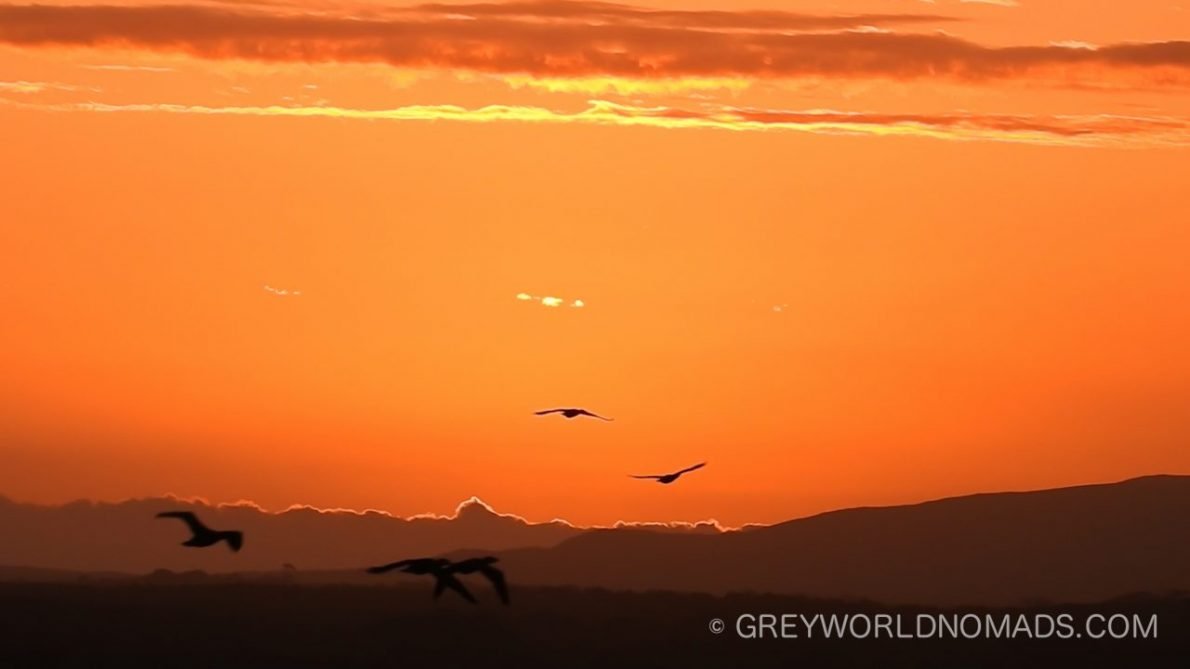 Africa enchants with the most magical sunsets and sunrises, even at the most southern tip of Africa in De Mond Nature Reserve, South Africa.