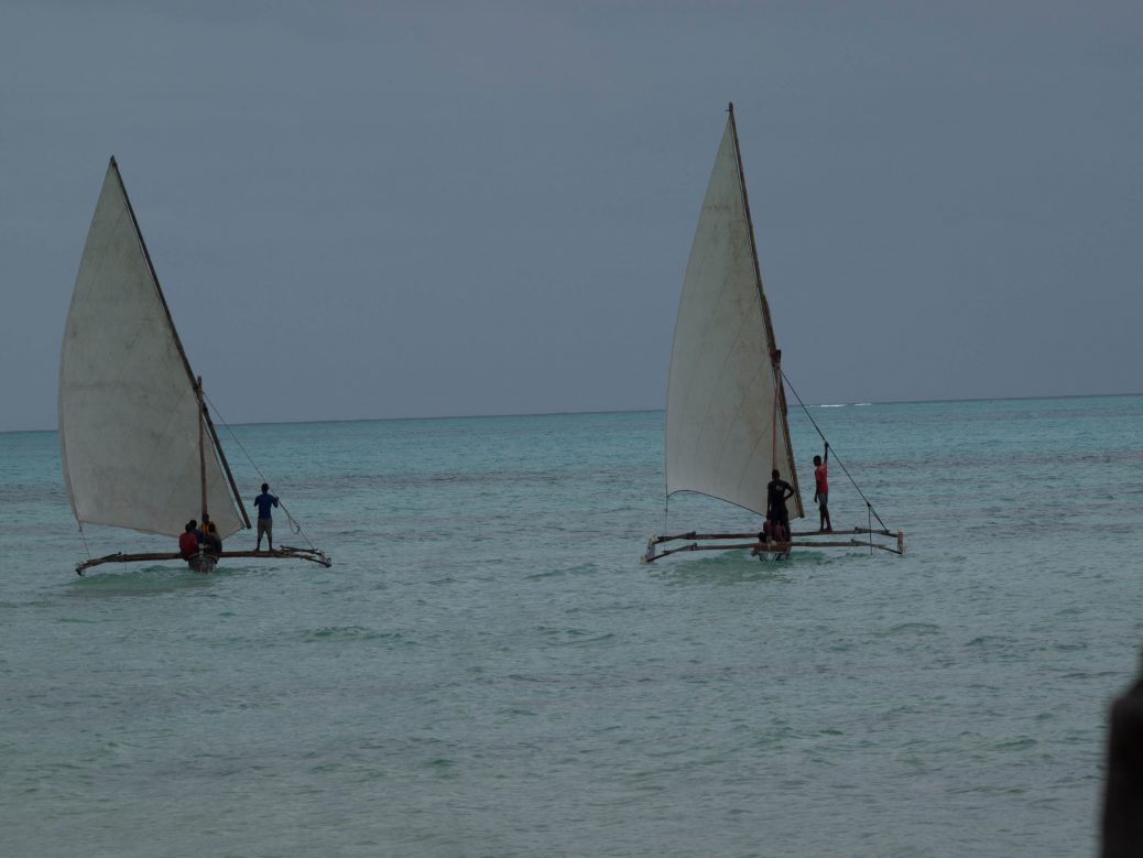 Sailing in Zanzibar