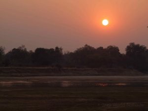 Sunset at South Luangwa National Park
