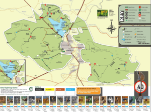 Camdeboo National Park Map - Graaff-Reinet Valley of desolation