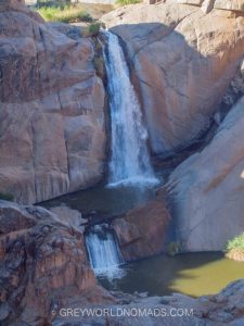 Augrabies Falls National Park lies in the Norhtern Cape Province of South Africa. The cascades of the Orange River make the world's sixth largest waterfall.