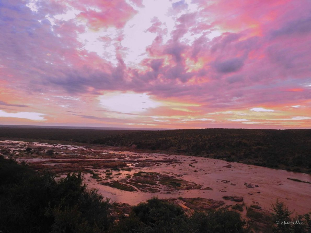 Sunset at Olifants River, Kruger National Park, South Africa