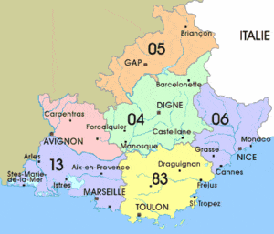 Provence Cote d'Azur Departments - emigrating to France - best places to live in france for expats - hottest place in France.