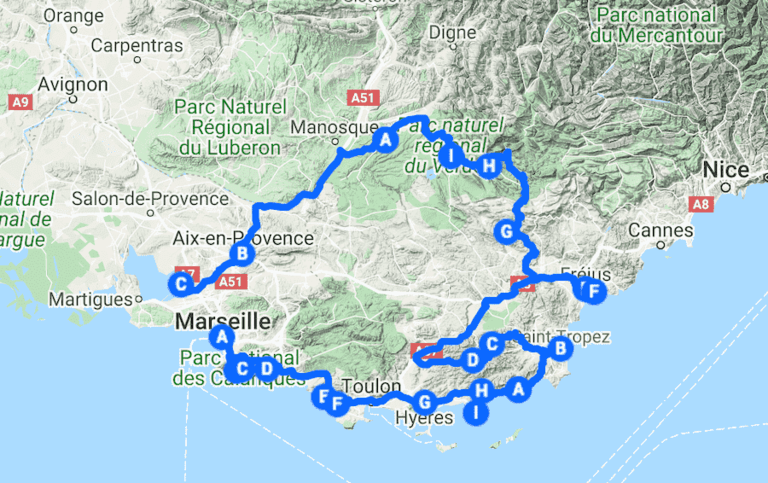 South Of France Itinerary – 7 Days - GLOBAL GREY NOMADS