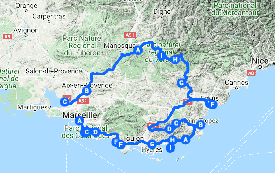 South of France Itinerary 7 days